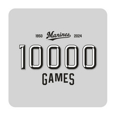 10,000試合達成記念　カーマグネット(記念ロゴ) 詳細画像