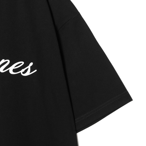 スクリプトMARINES超厚盛シリコンプリント半袖Tシャツ 詳細画像 ブラック 4