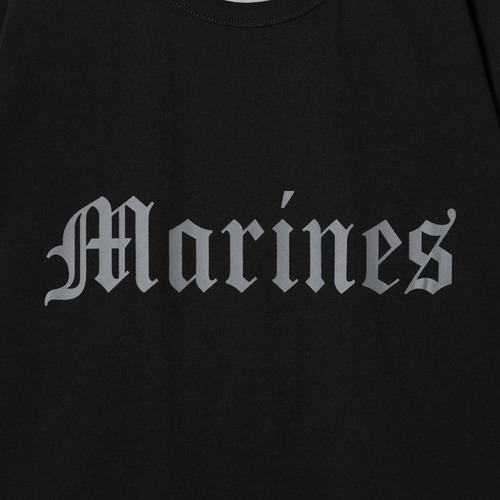 NCE素材MIXTシャツ(Marines) 詳細画像 ブラック 5