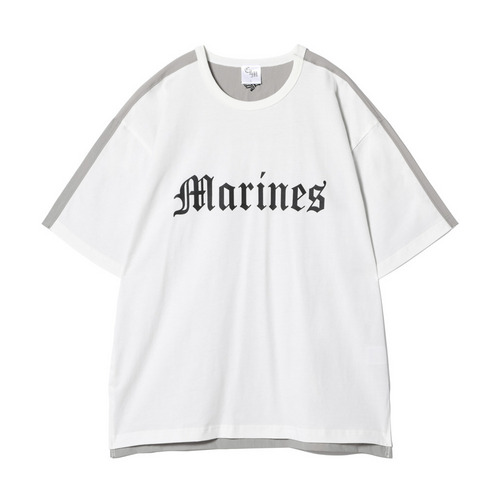 NCE素材MIXTシャツ(Marines) 詳細画像 オフ 1