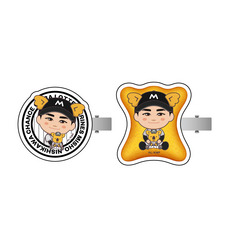 10選手展開 選手イラスト×チャンスくん マルチクリップ2個セット