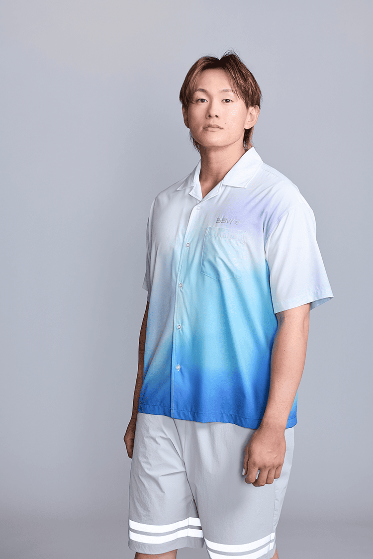 BSWマーブルシアーシャツ