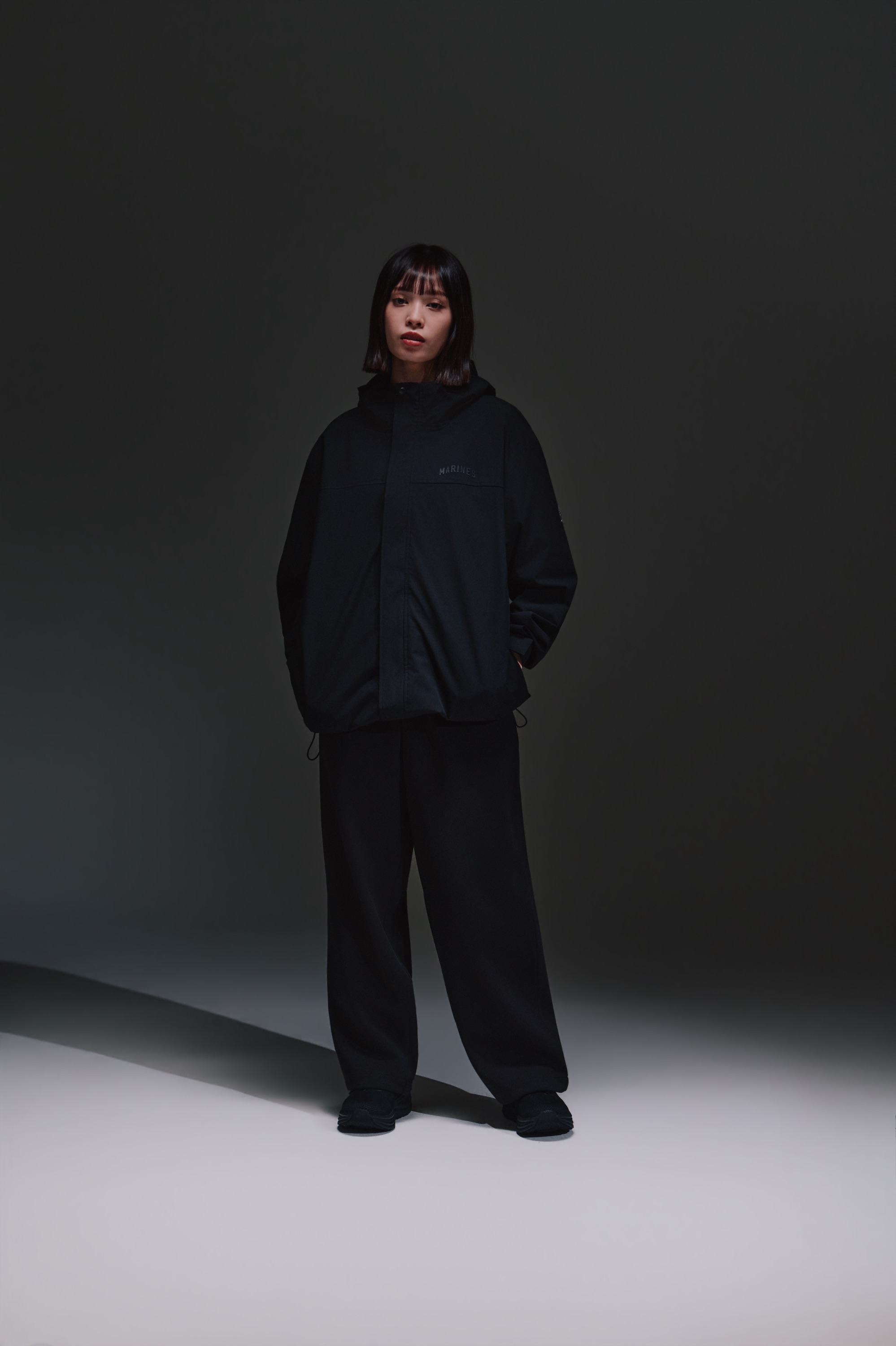 ACTIVE ウィンドブロックジャケット、ACTIVE ダンボールニットパンツ