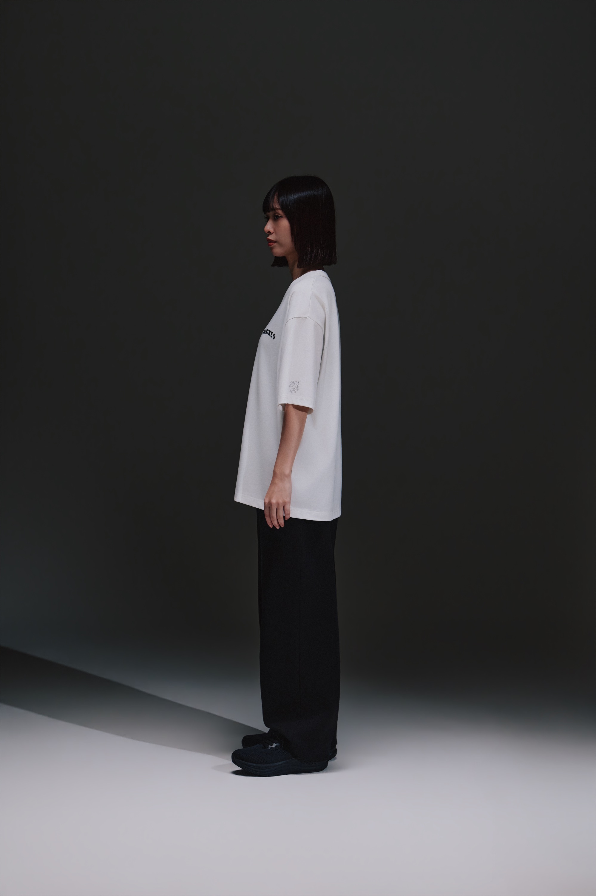 ACTIVE Tシャツ / MRINESアーチロゴ、ACTIVE ダンボールニットパンツ