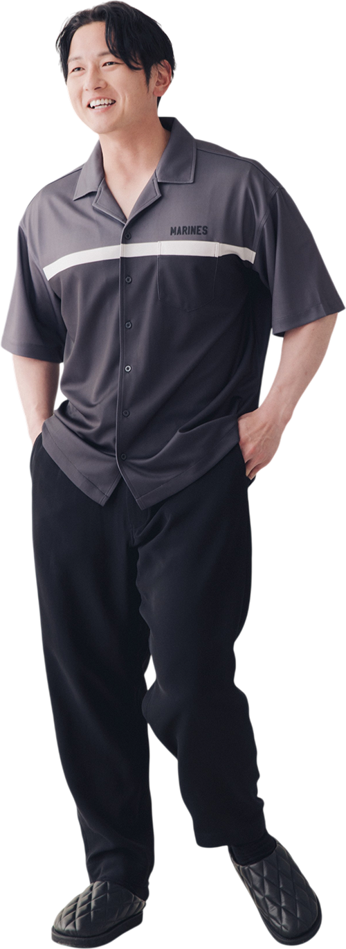 オープンカラーシャツ/バイカラー