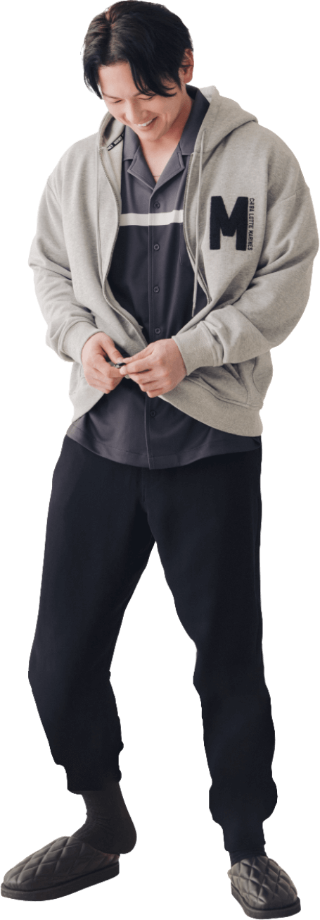 フルジップスウェットパーカー