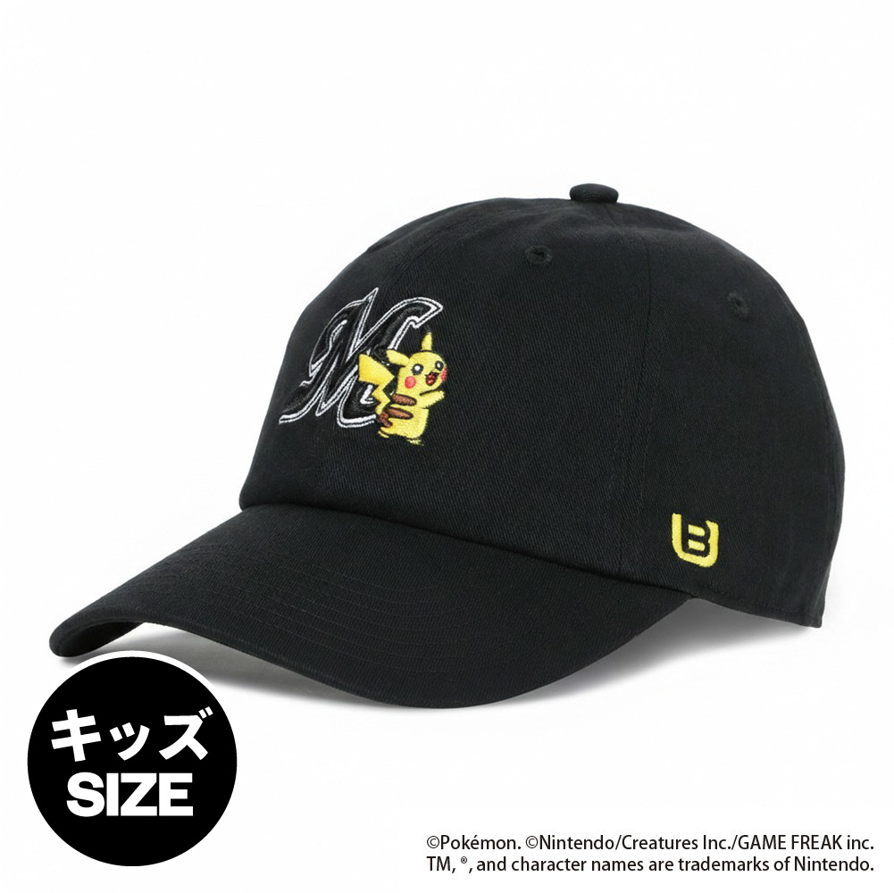 ポケモン2026 マリーンズ キャップ フラッグシップ Mロゴ キッズ