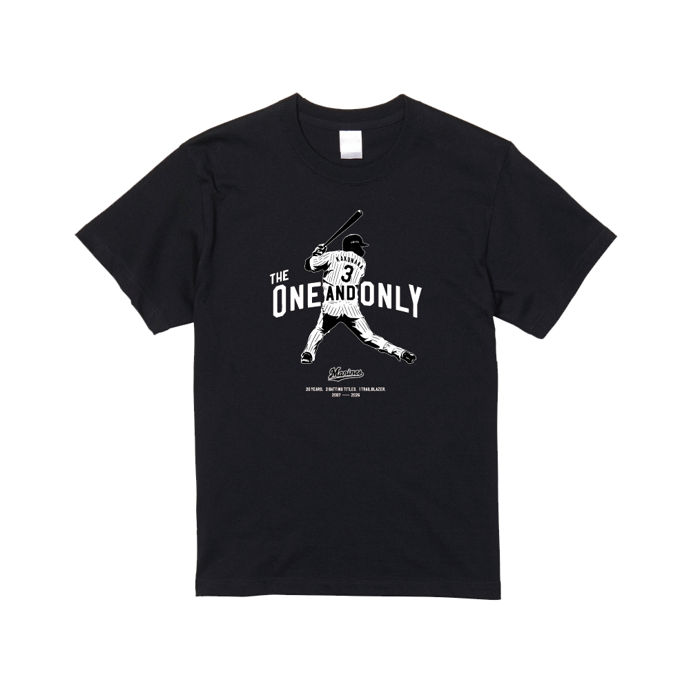 角中勝也選手引退メモリアル Tシャツ(メインビジュアル)