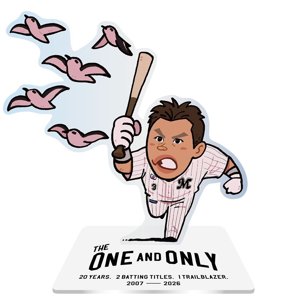 角中勝也選手引退メモリアル アクリルスタンド(選手イラスト)