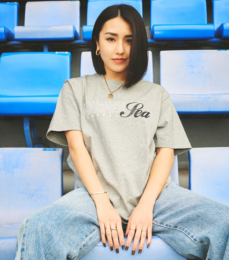 MARINES×WIND AND SEA Tシャツ　グレー