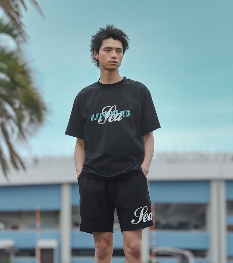 MARINES×WIND AND SEA BSWTシャツ (SEA Logo)