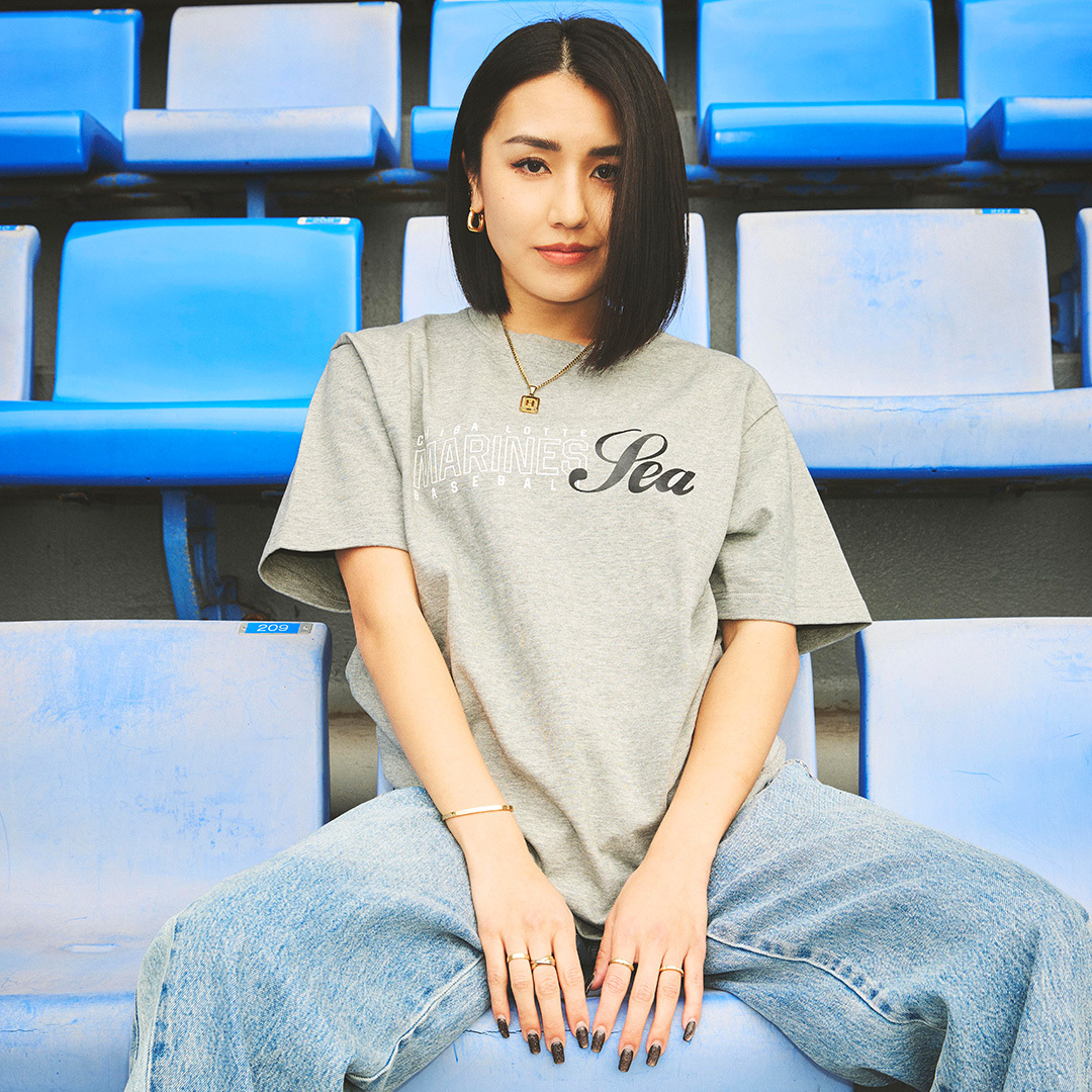 MARINES×WIND AND SEA Tシャツ　グレー