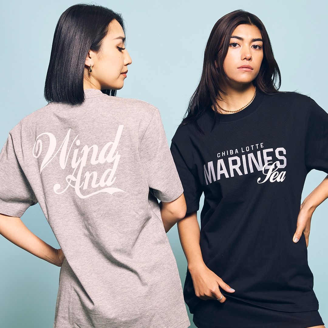 MARINES×WIND AND SEA Tシャツ　ブラック