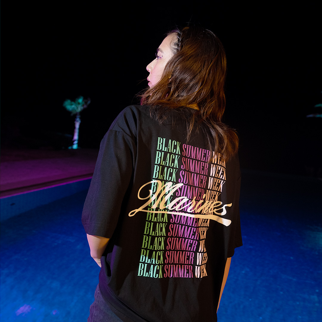 BSW半袖Tシャツ(連続プリント)