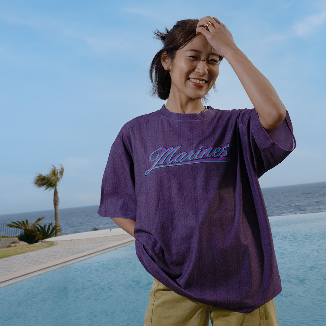BSW 半袖パターンプリントTシャツ(Marines)
