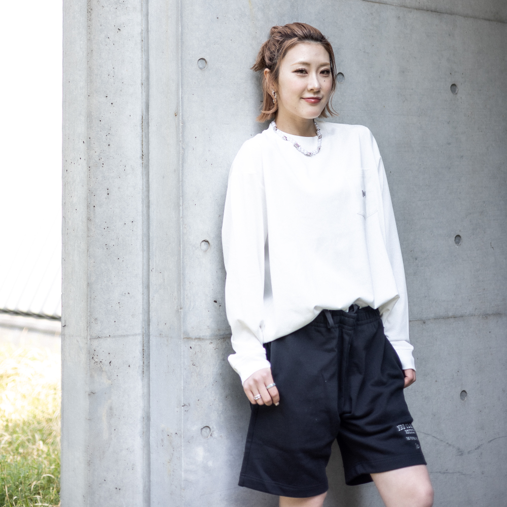 NCE2025 スウェットハーフパンツ＆NCE2025 長袖ポケットTシャツ