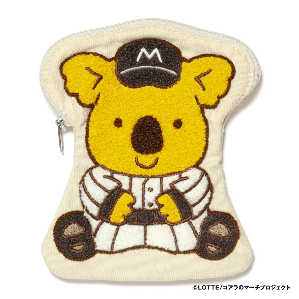 チャンスくん さがら刺繍ポーチ(ビスケット)