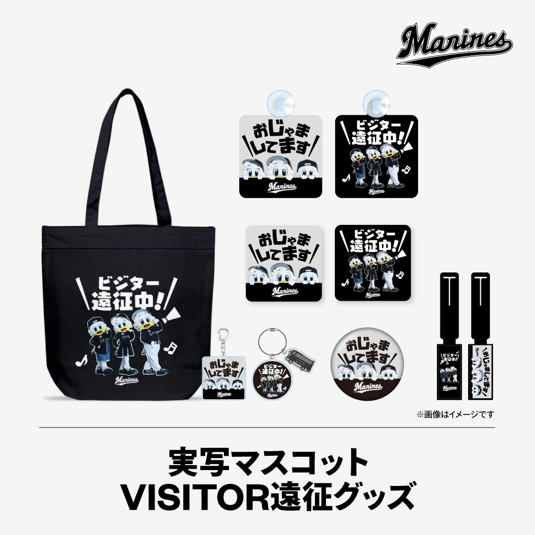 実写マスコットVISITOR遠征グッズ