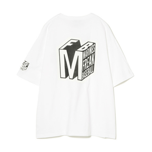 FREAK'S STORE×MARINES ビッグシルエットTシャツ 詳細画像 ホワイト 2