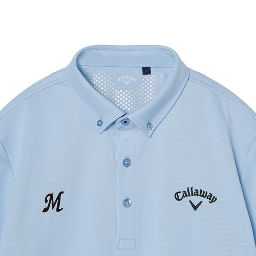 Callaway×Marines 半袖カノコポロシャツ 詳細画像 ブルー 3