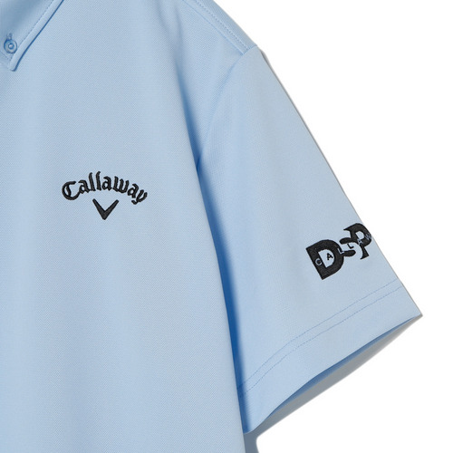 Callaway×Marines 半袖カノコポロシャツ 詳細画像 ブルー 4