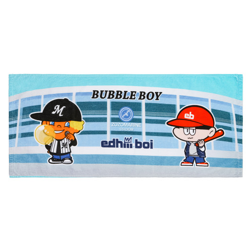 BUBBLE BOY×edhiii boiコラボ フェイスタオル 詳細画像 1カラー 1