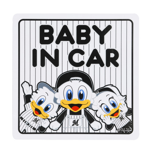 2WAYステッカー BABY IN CAR 詳細画像 ホワイト 1