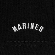 Marines刺繍 スウェットハーフパンツ 詳細画像