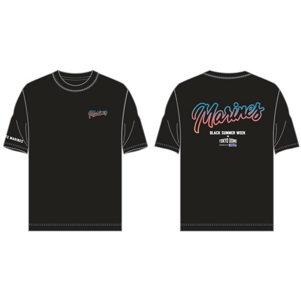 千葉ロッテマリーンズ BLACK SUMMER WEEK 東京ドーム限定Ｔシャツ