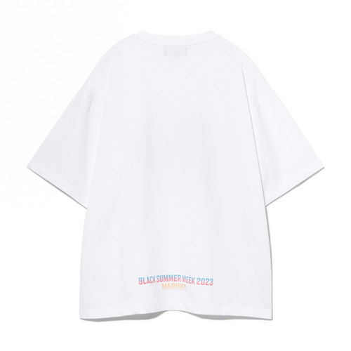BSW メタルプリントTシャツ 詳細画像 ホワイト 2