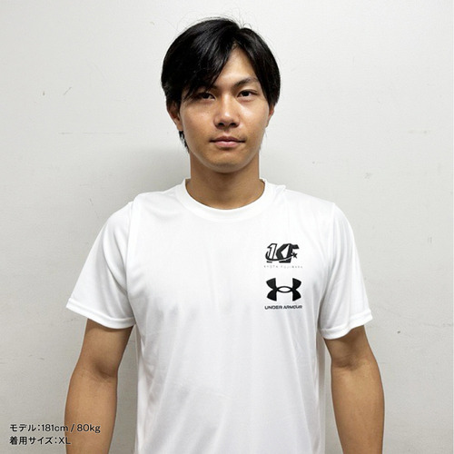 藤原恭大選手アンダーアーマーコラボ Tシャツ(ロゴ) 詳細画像 ホワイト 1