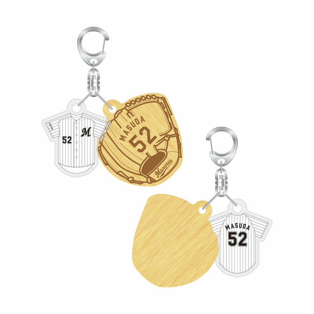 間伐材グローブ型キーホルダー ホーム/マリーンズオンラインストア