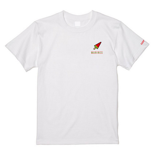 マリーンズ×スイカバー  Tシャツ 詳細画像 ホワイト 1