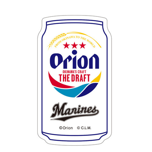 Marines×オリオンビール　ステッカー 詳細画像 缶 1