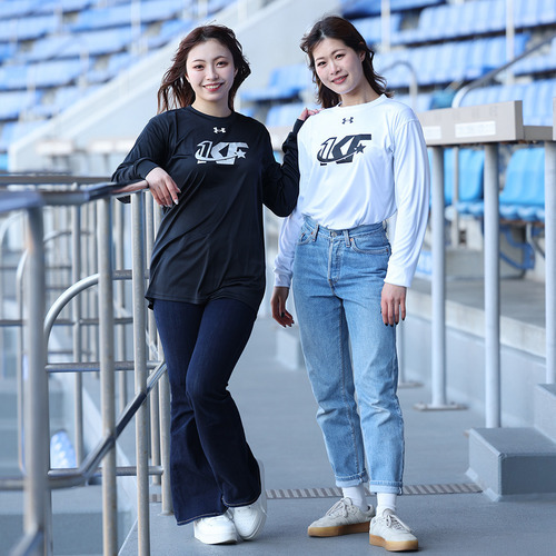 第3弾 藤原恭大選手アンダーアーマーコラボ長袖Tシャツブラック(KFロゴ) 詳細画像 1カラー 4