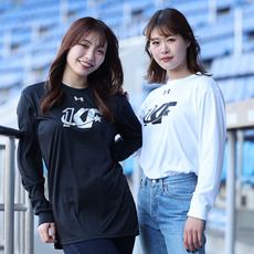 第3弾 藤原恭大選手アンダーアーマーコラボ長袖Tシャツホワイト(KFロゴ) 詳細画像