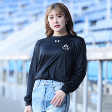 第3弾 藤原恭大選手アンダーアーマーコラボ長袖Tシャツブラック(DOGロゴ)