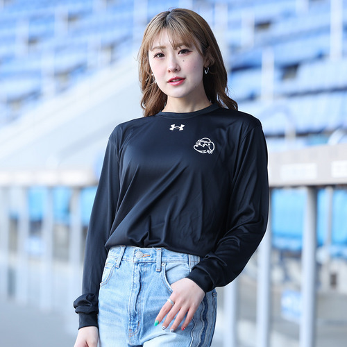 第3弾 藤原恭大選手アンダーアーマーコラボ長袖Tシャツブラック(DOGロゴ) 詳細画像 1カラー 1