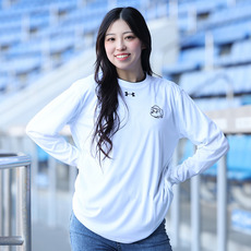 第3弾 藤原恭大選手アンダーアーマーコラボ長袖Tシャツホワイト(DOGロゴ)