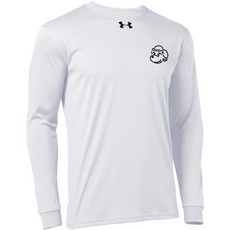 第3弾 藤原恭大選手アンダーアーマーコラボ長袖Tシャツホワイト(DOGロゴ) 詳細画像