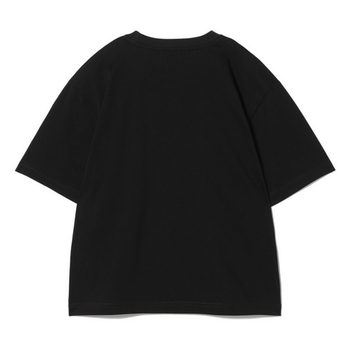 【レディース】スクリプトMARINESラインストーンプリント半袖Tシャツ 詳細画像 ブラック 2