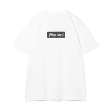 NCE半袖Tシャツ(MARINES BOXロゴ) 詳細画像