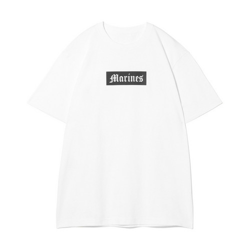 NCE半袖Tシャツ(MARINES BOXロゴ) 詳細画像 ホワイト 1