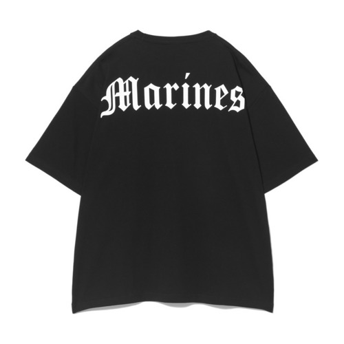 NCE半袖Tシャツ(背面Marinesロゴ) 詳細画像 ブラック 2