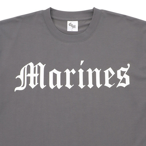 NCE半袖Tシャツ(Marinesロゴ) 詳細画像 チャコールグレー 3