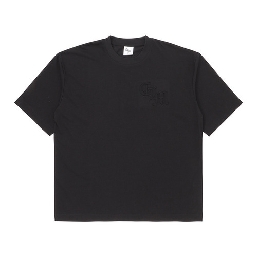 NCEエンボスプリント半袖Tシャツ(CLMロゴ) 詳細画像 ブラック 1