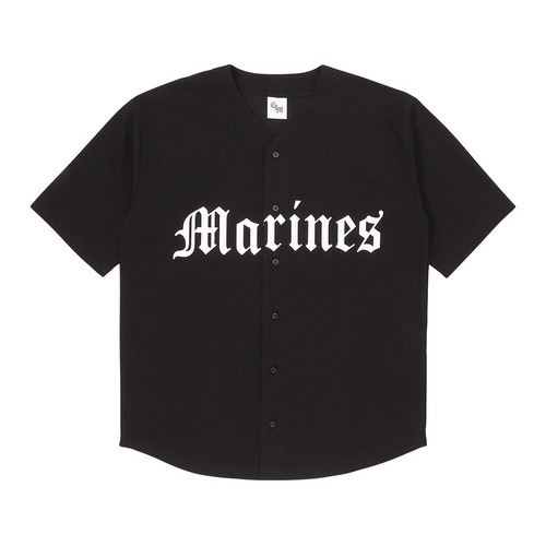 NCEベースボールシャツ(Marinesロゴ) 詳細画像 ブラック 1