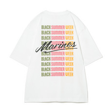 BSW半袖Tシャツ(連続プリント) 詳細画像