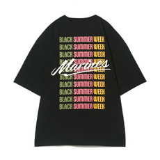 BSW半袖Tシャツ(連続プリント) 詳細画像