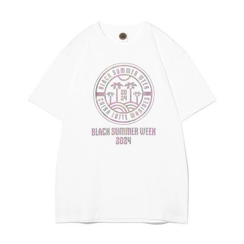 BSWグリッターマーブルロゴTシャツ 詳細画像 ホワイト 1